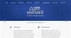 Desktop Screenshot of clubmudgee.com.au